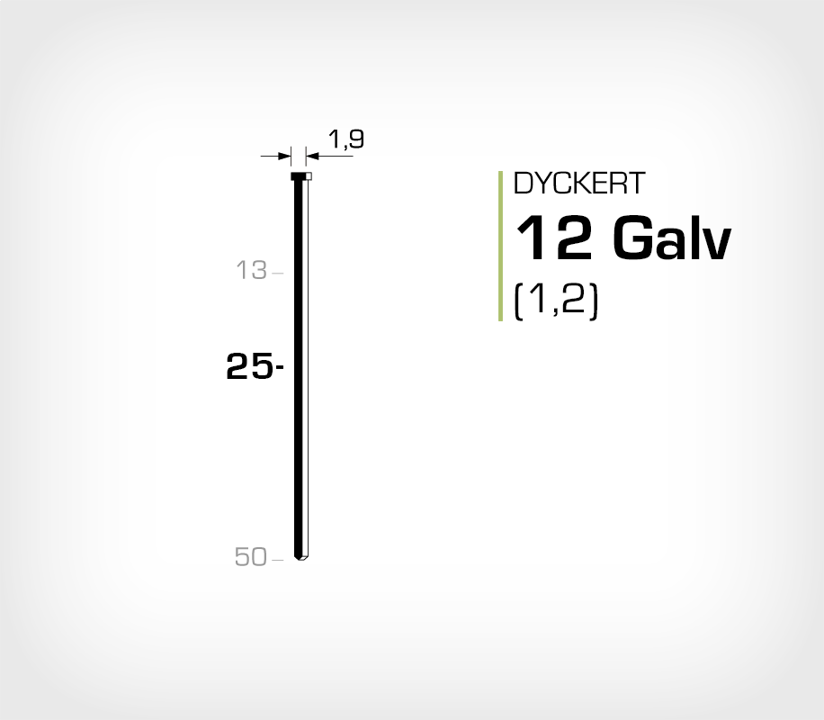 Dyckert 12/25 (SKN 12-25) Galv