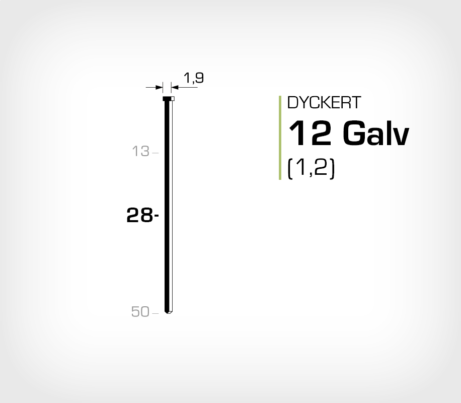 Dyckert 12/28 (SKN 12-28) Galv