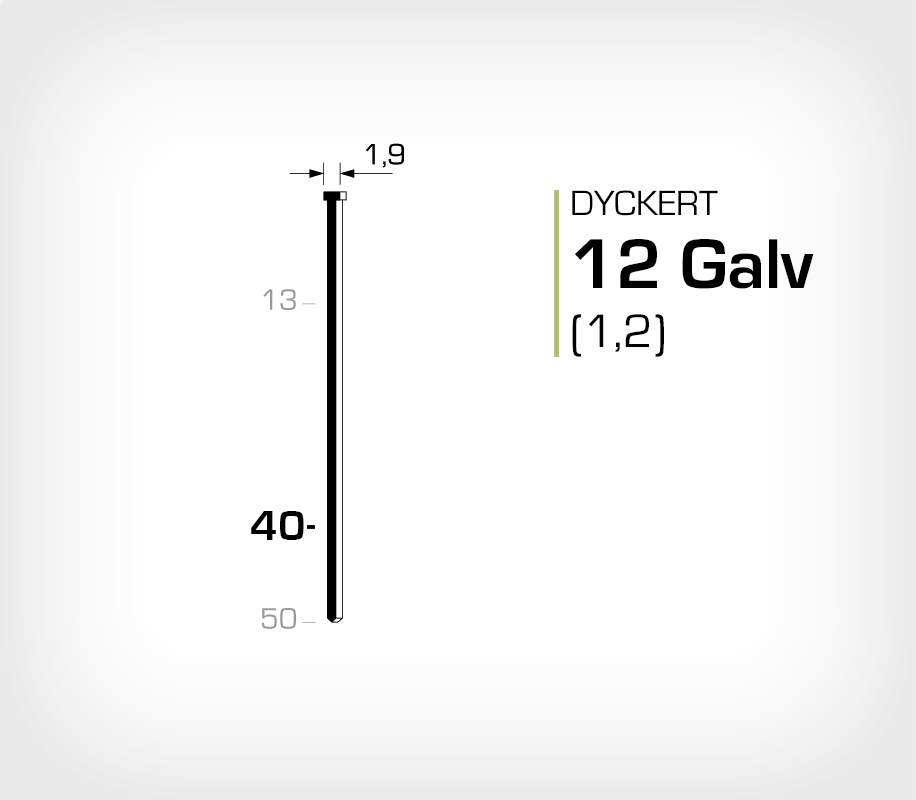 Dyckert 12/40 (SKN 12-40) Galv