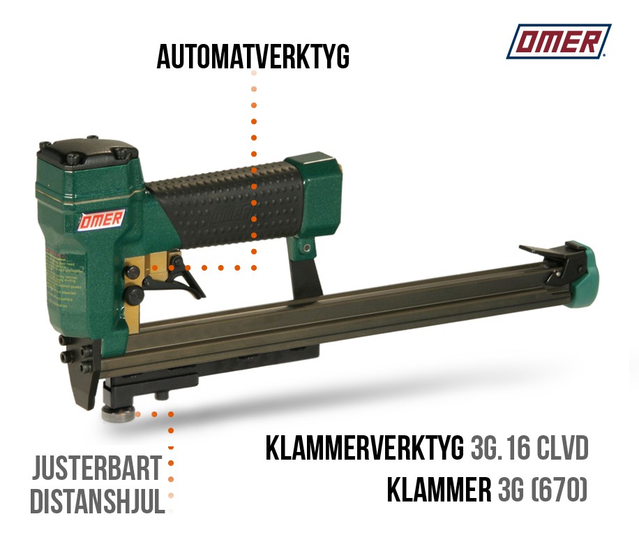 Klammerverktyg 3G.16 CLVD - Automatverktyg