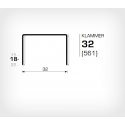 Klammer 32/18 (561-18K) - 20000 st / kartong