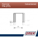 Klammer 77K/12 (777-12) - 3000 st / ask