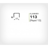 Klammer 113/6 (Rapid 13/6)