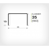 Klammer 35/15 (560-15K)