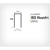 Klammer 80/10 SS (Rostfri)