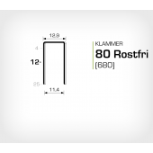 Klammer 80/12 SS (Rostfri)