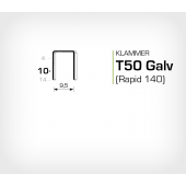 Klammer T50/10 Galv (140-10) - OMER